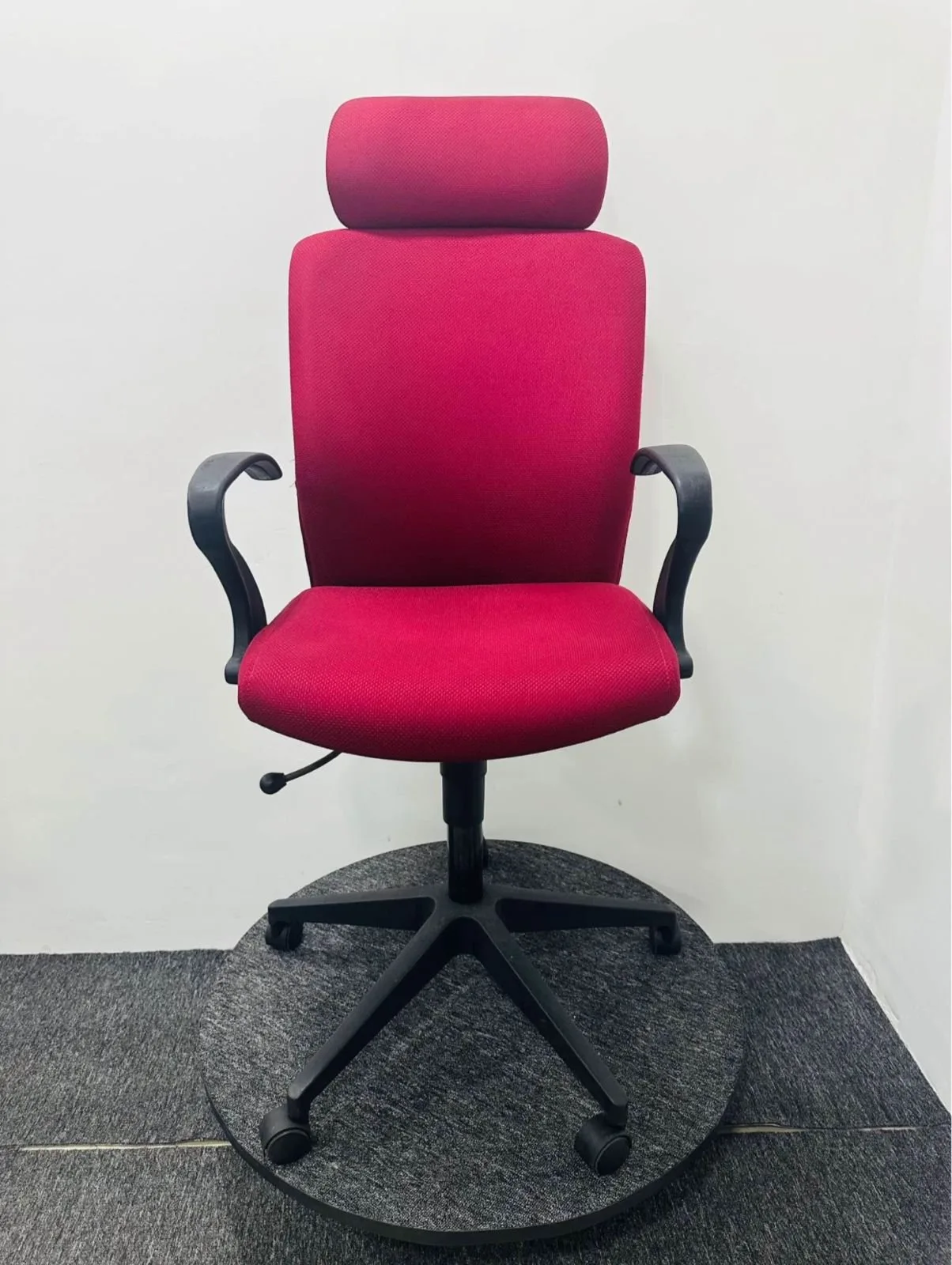 EURO High Back Chair With Head Rest, Front