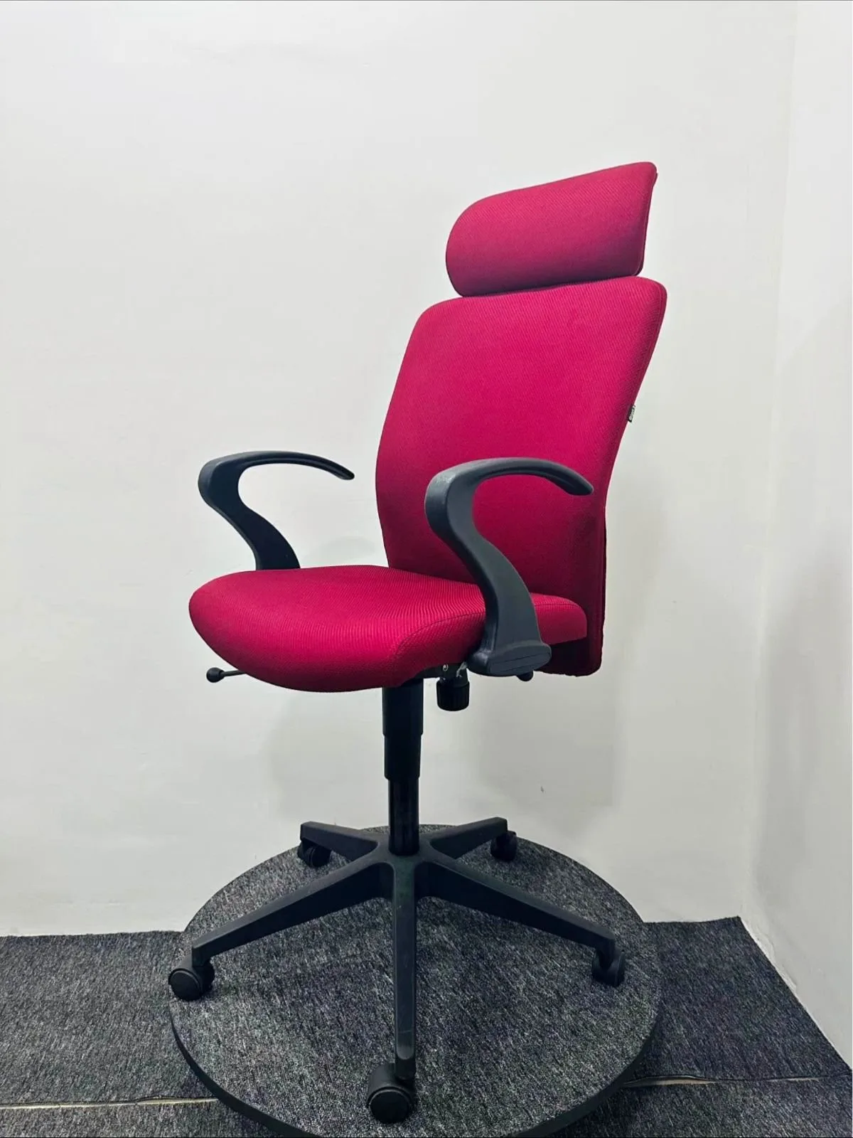 EURO High Back Chair With Head Rest, View 2