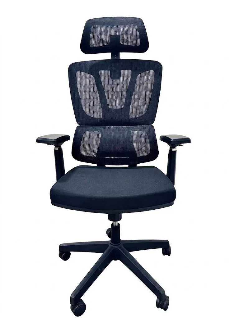 High Back Mesh Chair With Head Rest