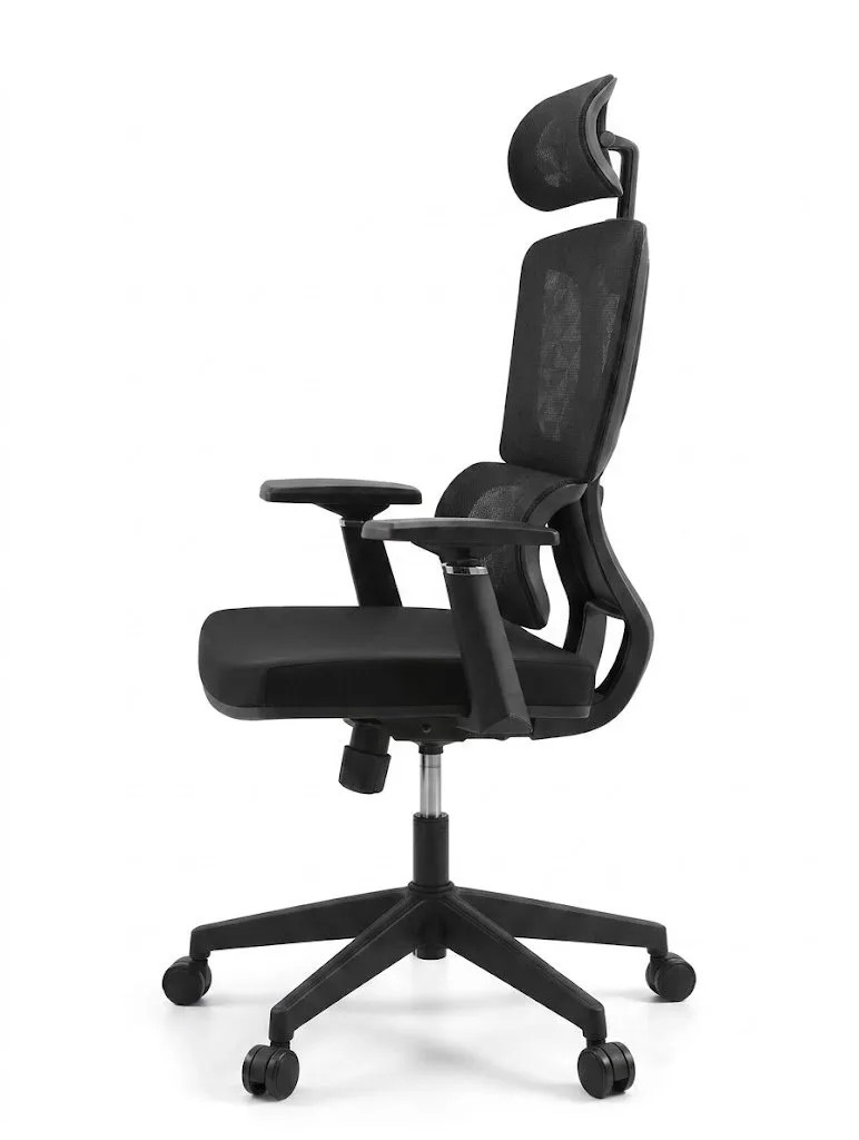 High Back Mesh Chair With Head Rest, View 3