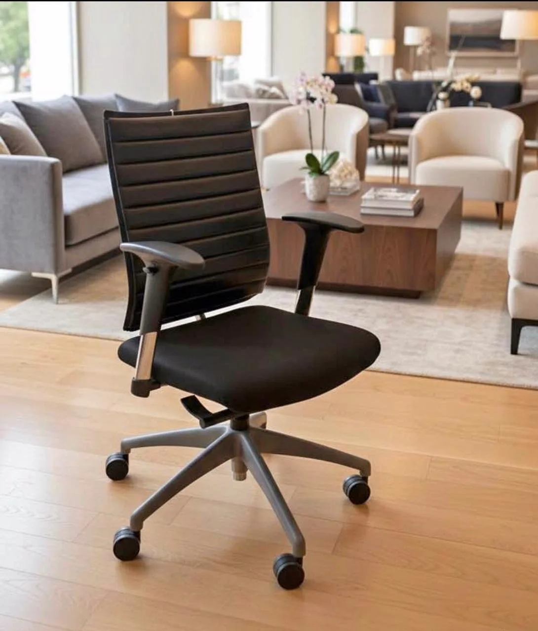 Mid Back Computer Chair, Front