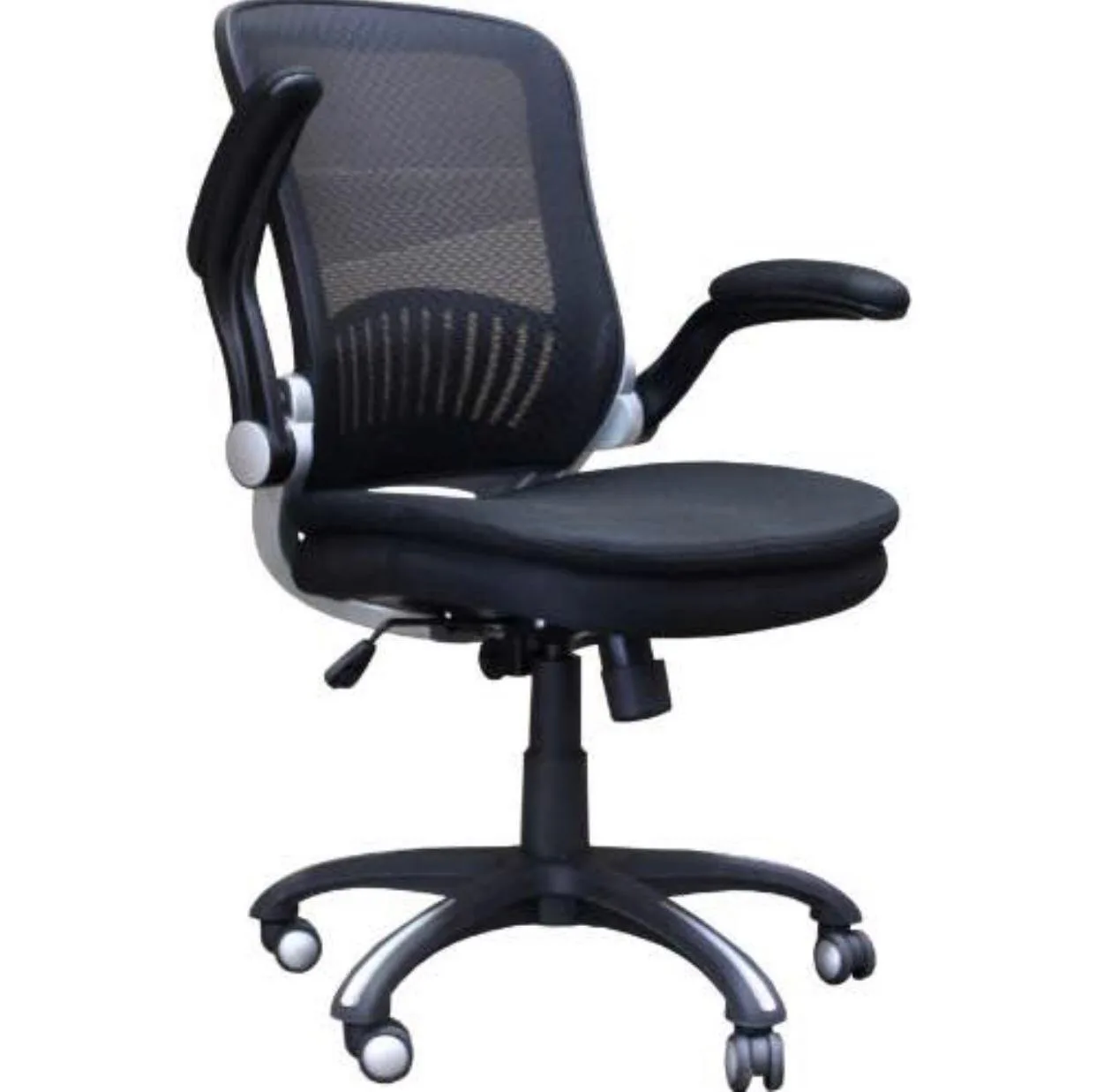 Office Star EM Series Bonded Leather Manager’s Adjustable Office Desk chair, View 2