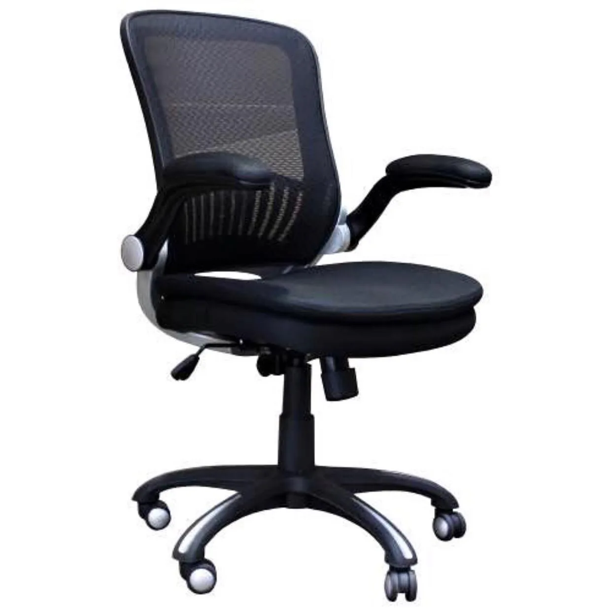 Office Star EM Series Bonded Leather Manager’s Adjustable Office Desk chair, View 3