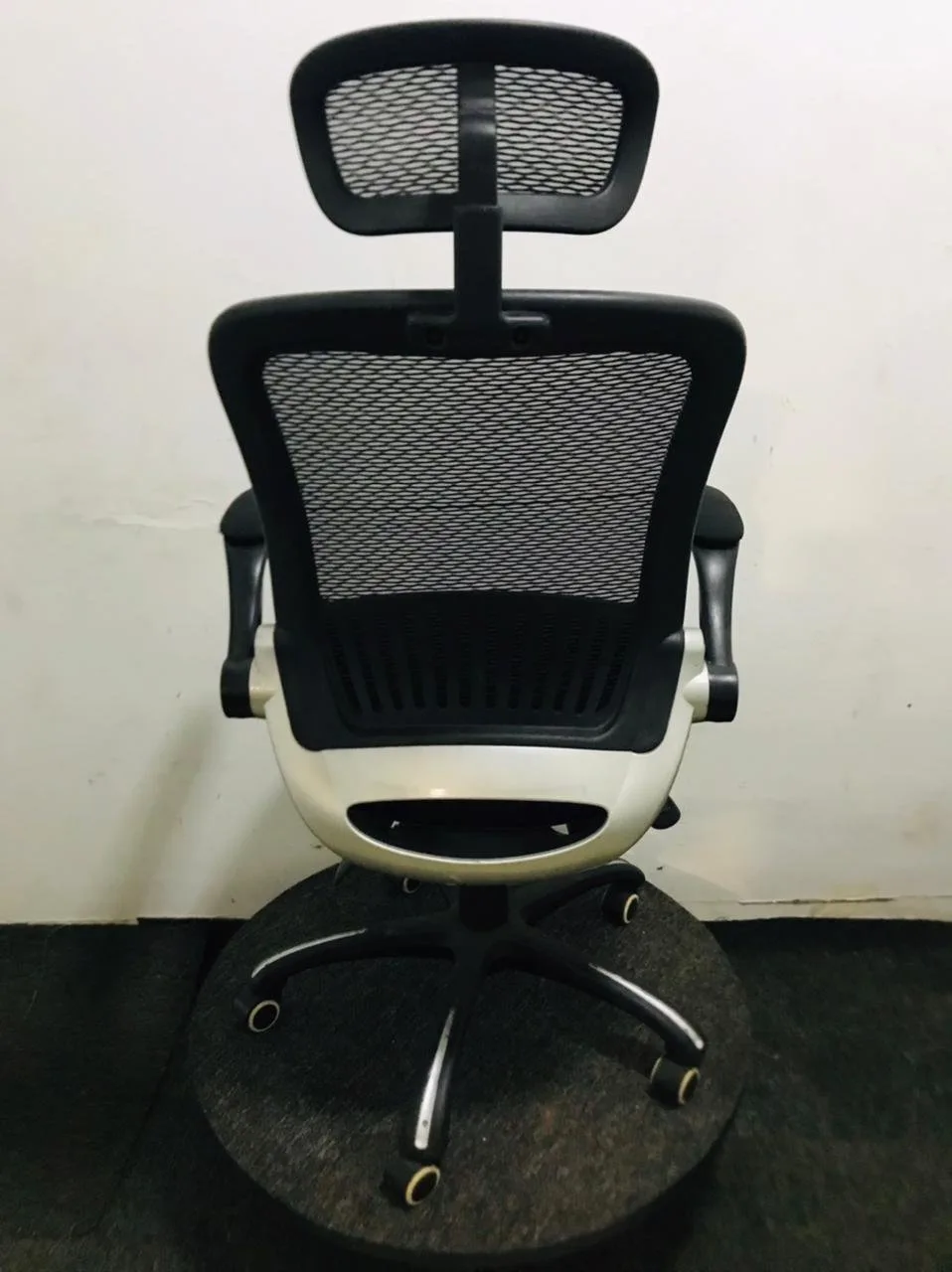 Office Star EM Series Bonded Leather Manager’s Adjustable Office Desk chair With Head Rest, View 4