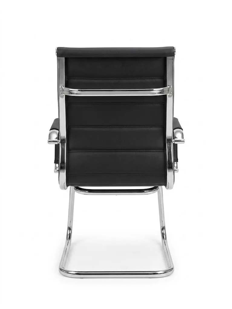 Rexine Visitor Chair, View 3