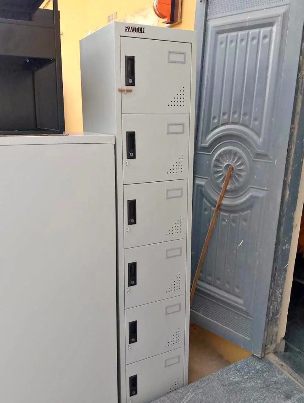 Steel Multi-Door Storage Locker Cabinet – Premium Quality, Front